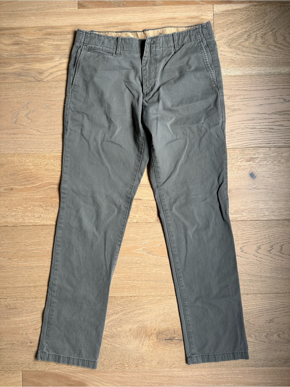 Gap The Lived-In Slim Chino Pants Gray 32"x32"
